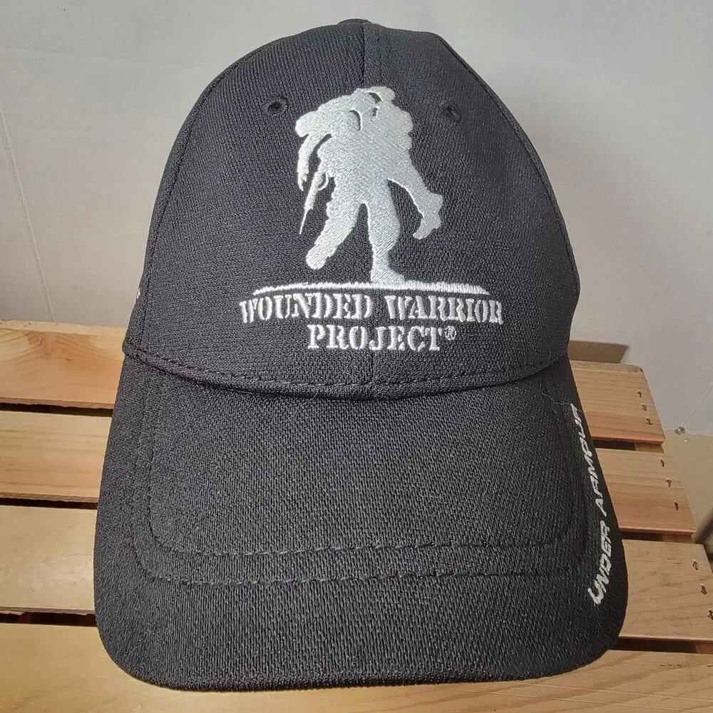 Under Armour Lock Hat Wounded Warrior Project Black - Picture 1 of 7